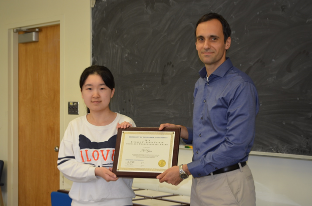 Undergraduate awards recipients