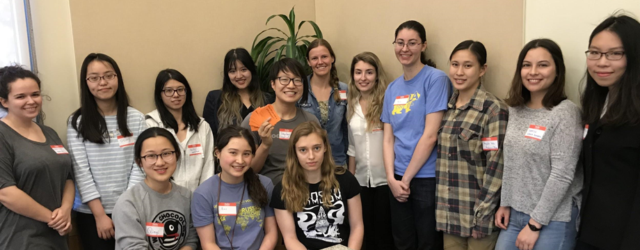 Women in Math Mentorship Group Photo