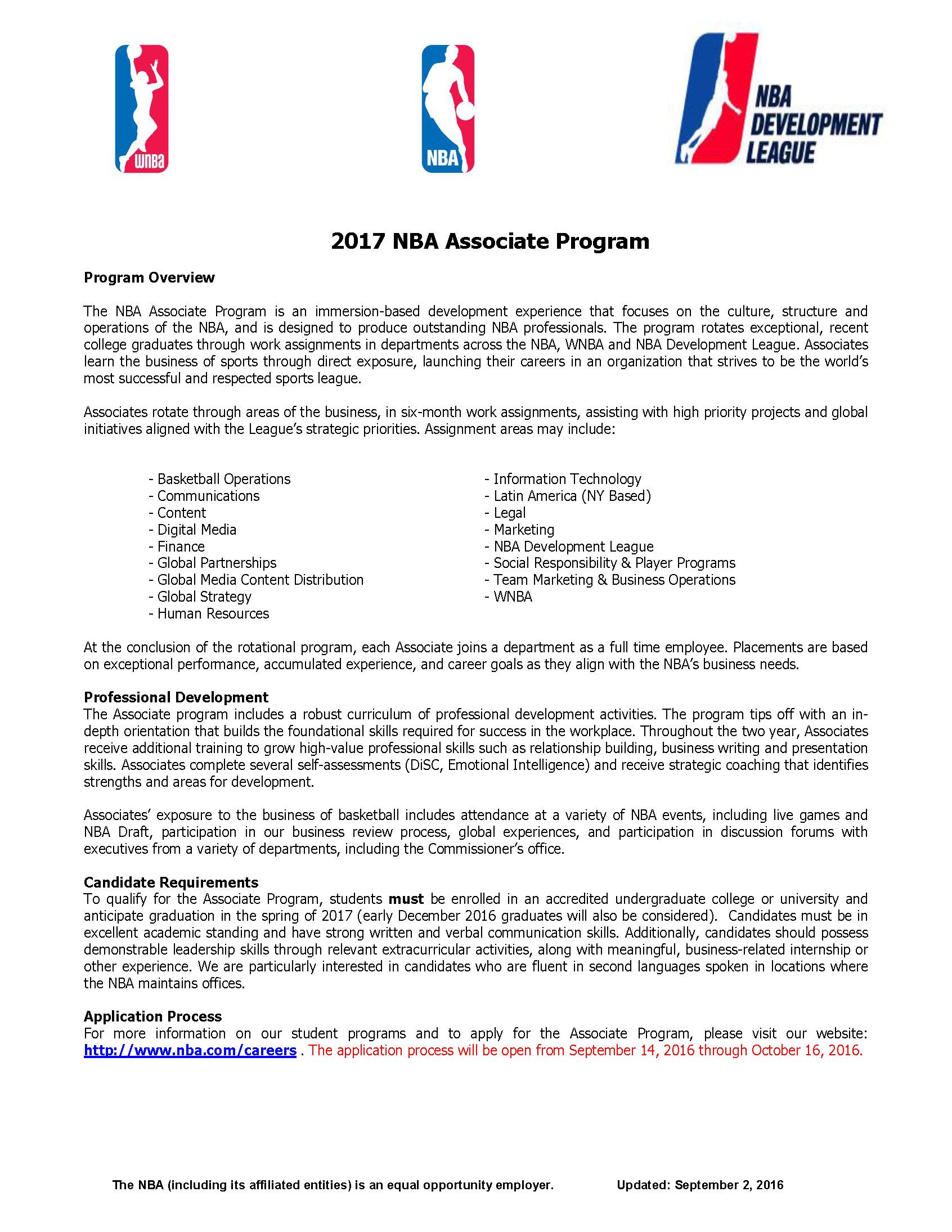 Due 20161013 50 NBA Summer Internships in NYC! Meet Recruiters at