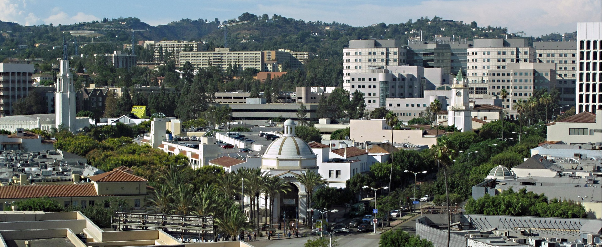 UCLA campus from the south