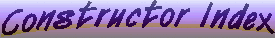 Constructor Index