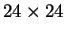 $ 24 \times 24$