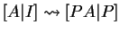 $ [A\vert I] \rightsquigarrow [PA\vert P]$