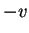 $ -v$