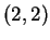 $ (2,2)$