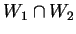 $ W_1 \cap W_2$