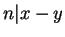$ n \vert x-y$