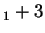 $ _ 1 + 3$