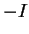 $ -I$