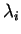 $ \lambda _ i$