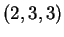 $ (2,3,3)$