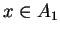 $ x \in A _ 1$