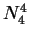 $ N _ 4^4$
