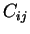 $ C _ {ij}$