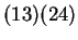 $ (13)(24)$