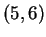 $ (5,6)$