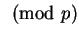 $ \pmod p$