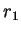 $ r _ 1$