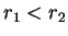 $ r _
1 < r _ 2$