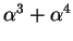 $ \alpha^3 + \alpha^4$