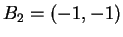 $ B _ 2 =
(-1,-1)$