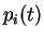 $ p_i (t) $