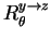 $ R _ \theta ^ {y\rightarrow z}$