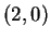 $ (2,0)$