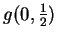 $ g(0,{\frac 1 2})$