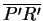 $ \overline {P' R'}$
