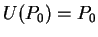 $ U(P
_ 0) = P _ 0$