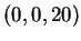 $ (0,0,20)$