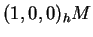 $ (1,0,0)_h M$