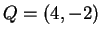 $ Q = (4,-2)$