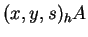 $ (x,y,s)_h
A$