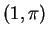 $ (1,\pi)$