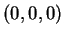 $ (0,0,0)$
