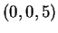 $ (0,0,5)$