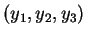 $ (y_1, y_2, y_3)$