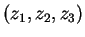 $ (z_1, z_2, z_3)$