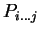 $ P _ {i\dots j}$
