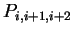 $ P _ {i,i+1,i+2}$
