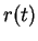$ r(t) $