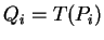 $ Q_i = T(P_i) $