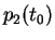 $ p_2 (t_0) $