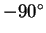$ -90 ^\circ$
