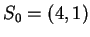 $ S _ 0 = (4,1)$