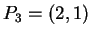 $ P _ 3 =
(2,1)$