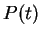 $ P(t) $