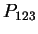 $ P _ {123}$
